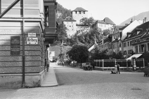 Feldkirch Neustadt mit Schattenburg