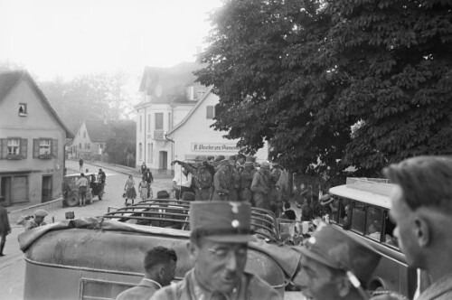 Hitlertage in Kempten, auf der Heimfahrt