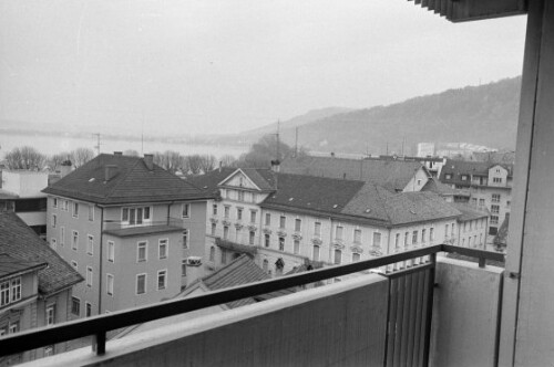 Blick vom Hochhaus in der Weiherstraße in Bregenz