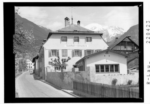 [Gasthof zum Hirschen in Zirl gegen Solstein / Tirol]