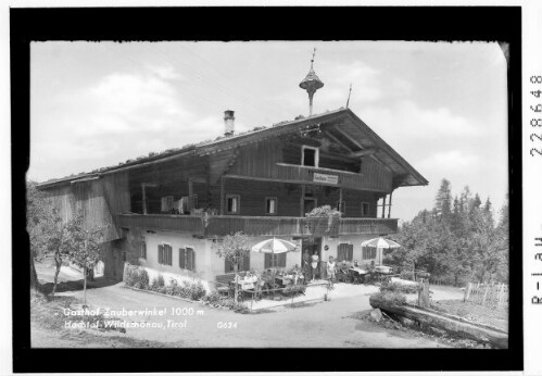 Gasthof Zauberwinkel 1000 m / Hochtal Wildschönau / Tirol