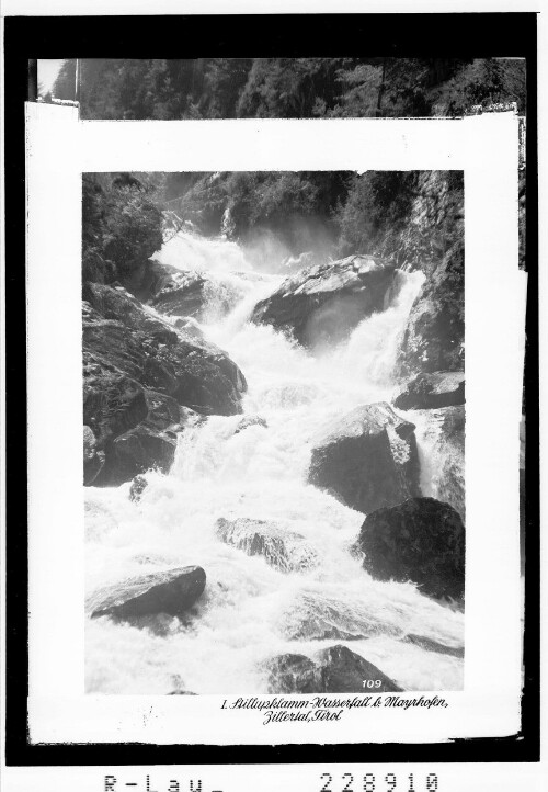 I. Stillupklamm - Wasserfall bei Mayrhofen / Zillertal / Tirol