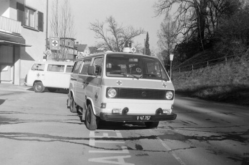 VW-Bus des Roten Kreuz Bregenz