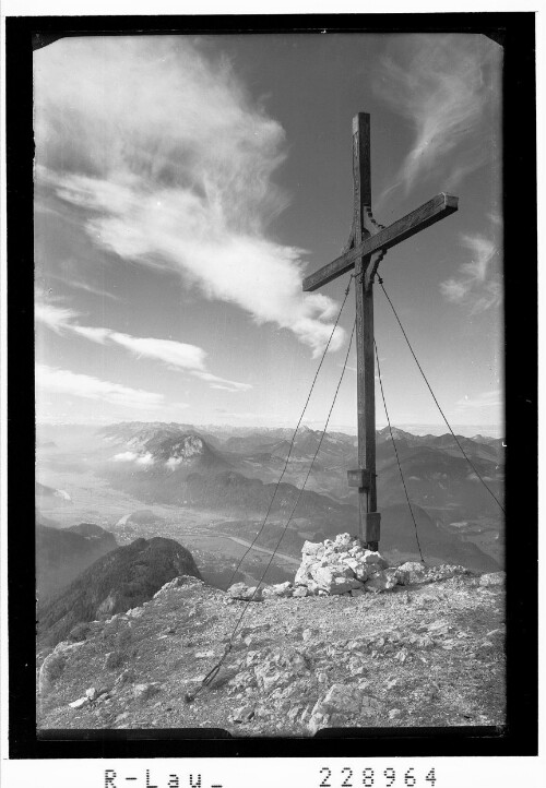 Naunspitze 1632 m - Gipfelkreuz