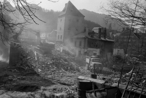 Abbrucharbeiten in Feldkirch