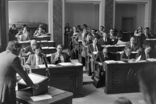 Landtagssitzung Oktober 1978