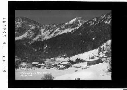 Wintersportplatz Köfels 1450 m / Ötztal / Tirol