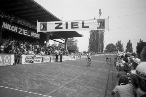 Österreich-Rundfahrt, Ankunft im Bregenzer Stadion