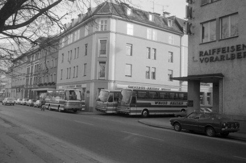 Reisebüro Weiss Reisen in der Bahnhofstraße in Bregenz