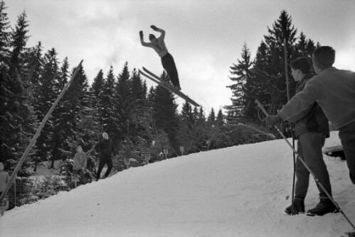 Skispringen auf dem Pfänder