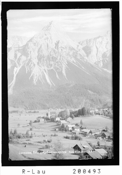 Lermoos in Tirol gegen Sonnenspitze