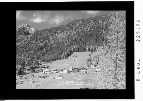 Köfels im Ötztal / Tirol gegen Fundusfeiler 3084 m