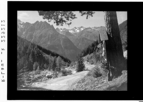 Gries / Ötztal / Tirol : [Blick vom Weg nach Gries im Sulztal gegen den Geigenkamm]