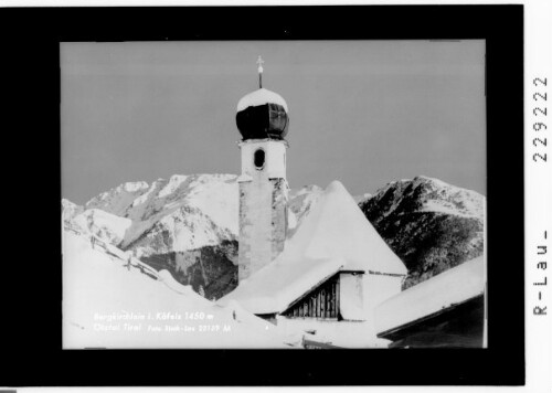 Bergkirchlein in Köfels 1450 m / Ötztal / Tirol