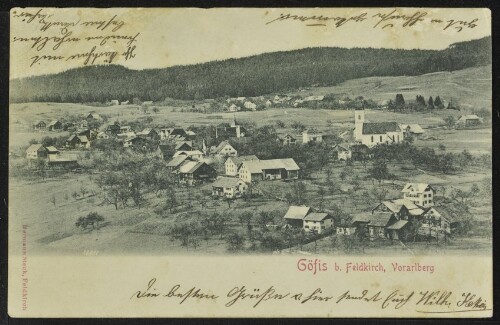Göfis b. Feldkirch, Vorarlberg : [Postkarte ...]