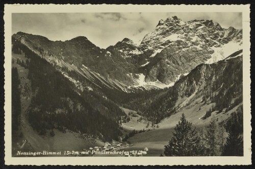 [Nenzing] Nenzinger-Himmel 1367 m mit Panülerschrofen 2840 m