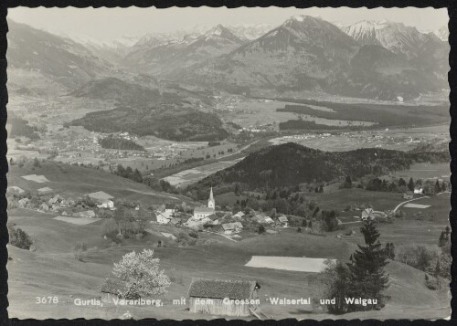 [Nenzing] Gurtis, Vorarlberg, mit dem Grossen Walsertal und Walgau