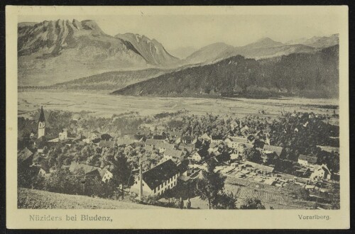 Nüziders bei Bludenz, Vorarlberg