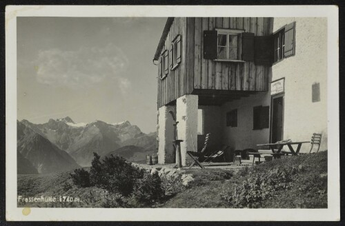 [Nüziders] Frassenhütte 1740 m.