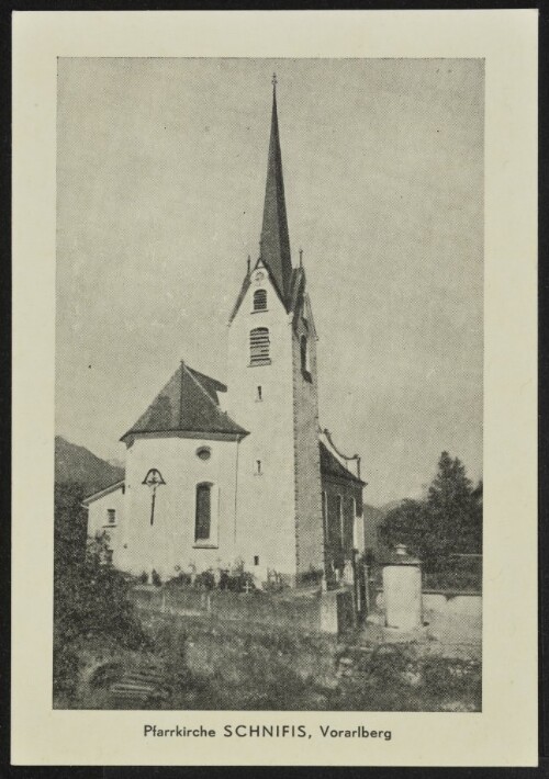 Pfarrkirche Schnifis, Vorarlberg : [Postkarte ...]