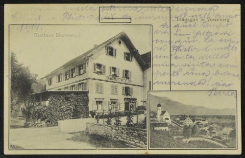 Thüringen in Vorarlberg : Gasthaus Blumenegg