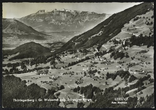 Thüringerberg i. Gr. Walsertal geg. Schweizer Berge