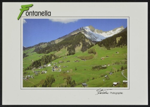 Fontanella : [Fontanella 1145 m Großwalsertal, Österreich Auskunft: Verkehrsamt Fontanella / Faschina Tel.: 0 55 54 / 51 50 ...]