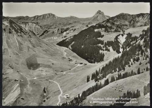 [Fontanella] Faschina 1484 m mit Portlerhorn u. Mittagsspitze