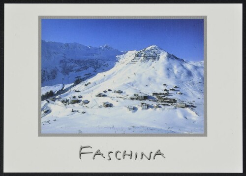 [Fontanella] Faschina : [Faschina im Grossen Walsertal, 1500 m gegen Glatthorn und Hahneköpfle Vorarlberg, Österreich ...]