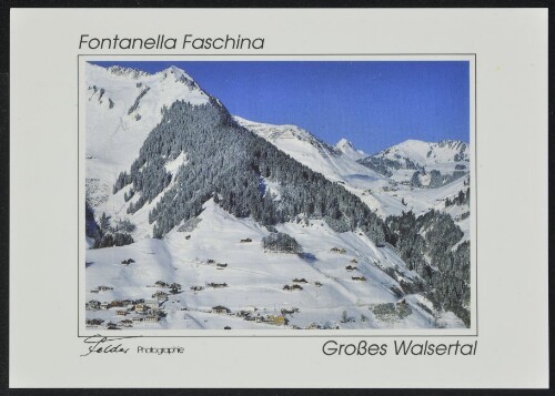 Fontanella Faschina Großes Walsertal : [Schiparadies Fontanella-Faschina, 1145 - 2000 m Information: Verkehrsamt Fontanella-Faschina A-6733 Fontanella-Faschina Österreich Tel.: 0 55 54 / 53 57 ...]