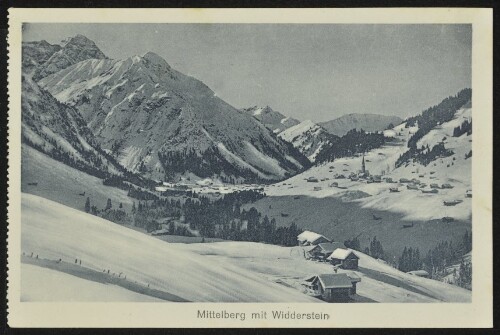 Mittelberg mit Widderstein