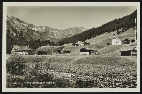 [Mittelberg] Bad 1240 m mit Starzeljoch 1868 m
