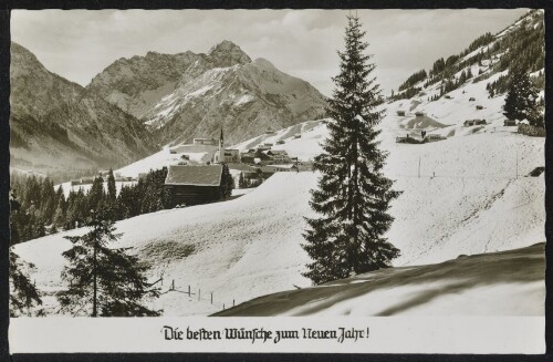 [Mittelberg Hirschegg] Die besten Wünsche zum Neuen Jahr! : [Wintersportplatz Hirschegg 1124 m Kleines Walsertal ...]