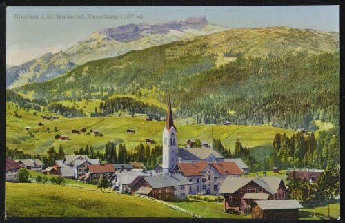 [Mittelberg] Riezlern i. kl. Walsertal, Vorarlberg (1097 m)