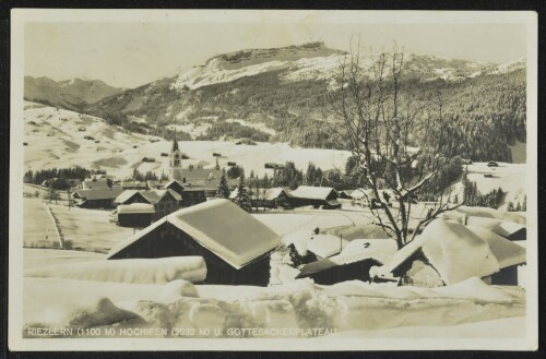 [Mittelberg] Riezlern (1100 m) Hochifen (2232 m) u. Gottesackerplateau