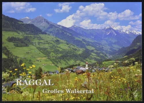 Raggal Großes Walsertal : [Raggal, 1015 m, gegen inneres Grosses Walsertal und Zitterklapfen Vorarlberg, Österreich ...]
