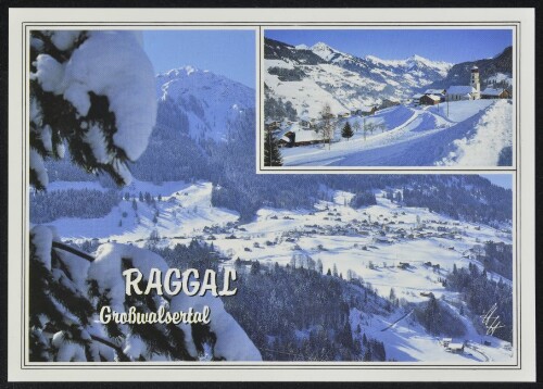 Raggal Großwalsertal : [Raggal im Großwalsertal, 1015 m, gegen Hoher Fraßen, 1979 m Vorarlberg, Österreich ...]