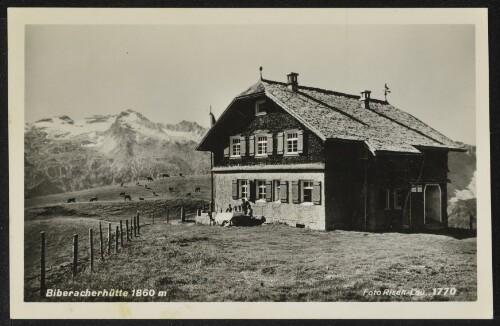 [Sonntag] Biberacherhütte 1860 m
