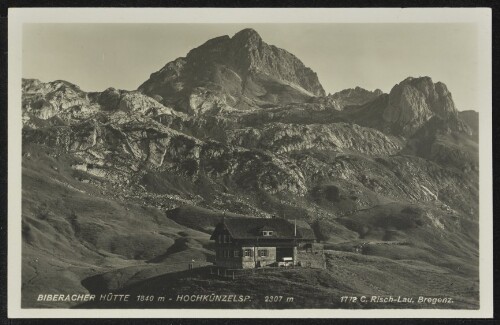 [Sonntag] Biberacher Hütte 1840 m - Hochkünzelsp. 2307 m