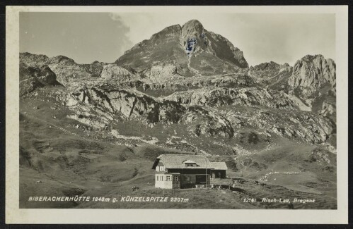 [Sonntag] Biberacherhütte 1840 m g. Künzelspitze 2307 m