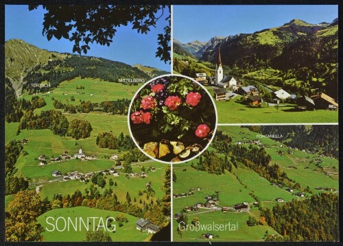 Sonntag Großwalsertal : Türtsch : Mittelberg : Fontanella : [Sonntag im Großwalsertal Vorarlberg, Österreich ...]