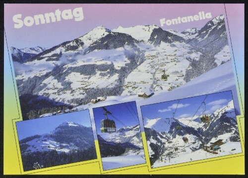 Sonntag : Fontanella : [Sonntag und Fontanella im Großwalsertal mit Skigebiet Stein-Partnom Vorarlberg, Österreich ...]