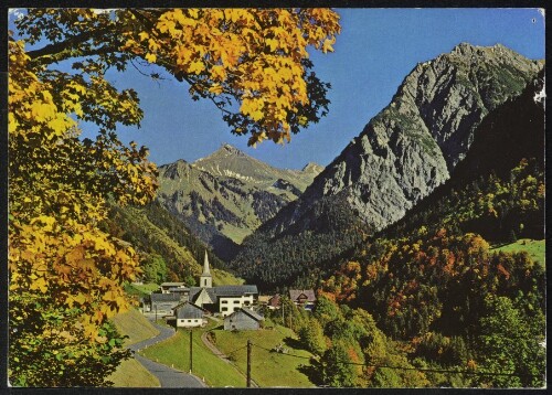 [Sonntag Buchboden] : [Buchboden im Großwalsertal gegen Rothorn, 2243 m und Diesner Höhe, 2105 m Vorarlberg, Österreich ...]