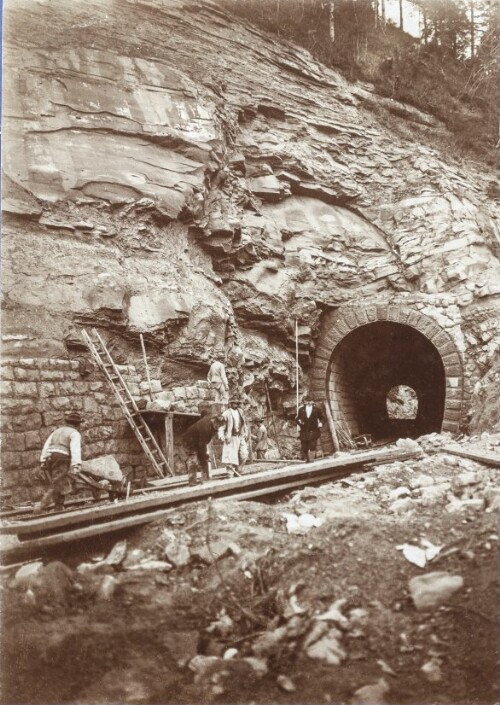 Arbeiten am Rickenbachtunnel