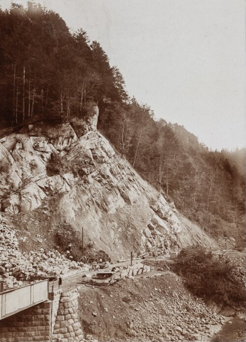 Steinbruch beim Rickenbachtunnel
