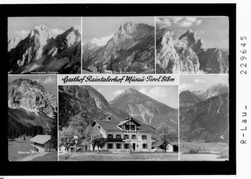 Gasthof Raintalerhof / Musau / Tirol 818 m
