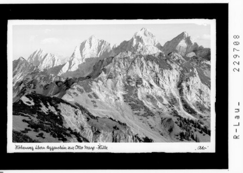 Tirol / Blick vom Füssener Joch auf die Tannheimer Gruppe : [Füssener Jöchl gegen Gehrenspitze, Kellenspitze, Gimpel und Rote Flüh]