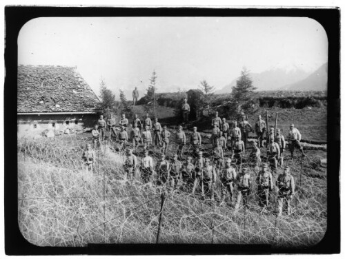 K. k. Standschützen-Bataillon Bezau, Drahtverhaue und Schützengräben auf Peschiera