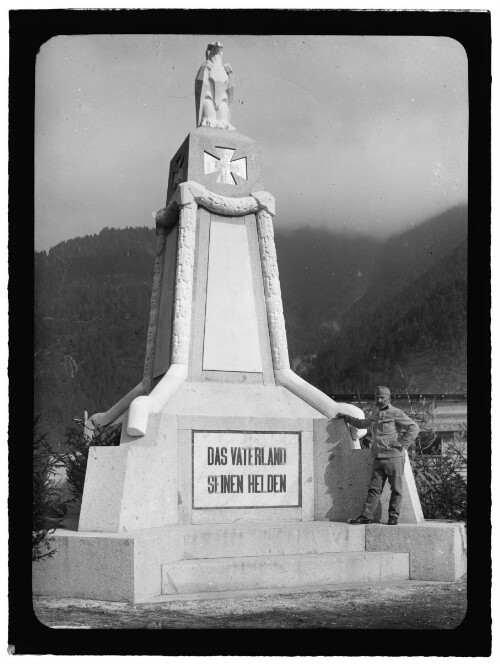 K. k. Standschützen-Bataillon Bezau, Monument beim Soldatenfriedhof Bondo