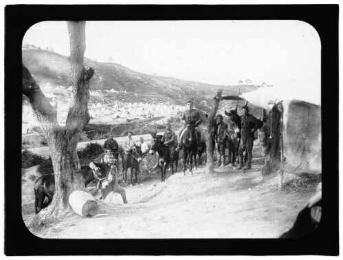 In Kriegsgefangenschaft, Train der 148. Kompanie im Lager Panaya (Albanien)